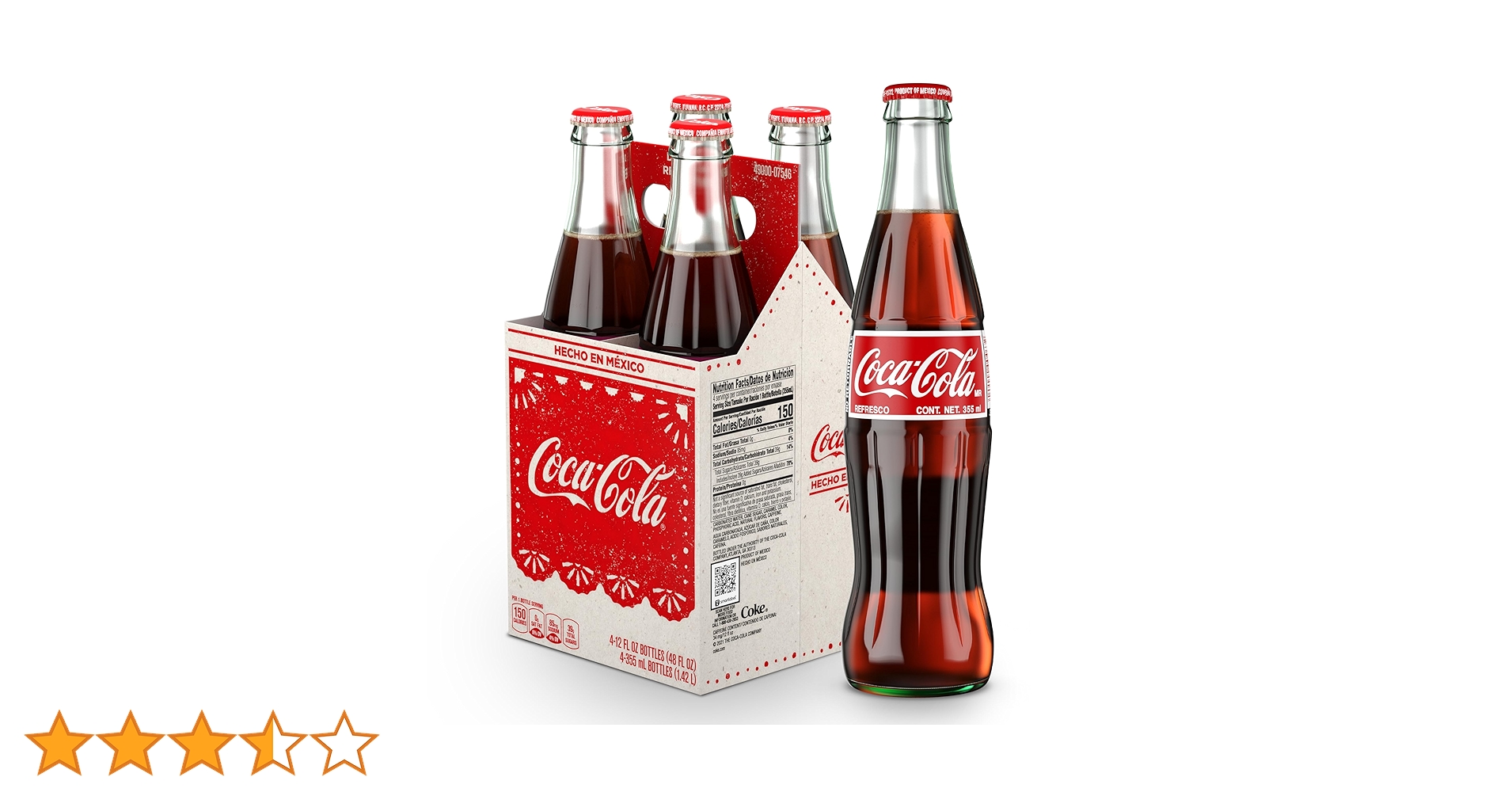 Coca-Cola 355ml 4本セット メキシコ製 Coca-Cola 355ml 4本セット メキシコ製 Amazon.com: Cola Made